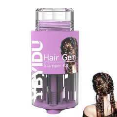 Hair Gems Tool for Girls kit with 270 gems for easy, glue-free styling.
