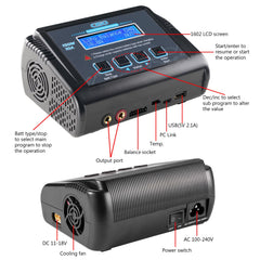 HAISITO charger supports seven battery types for flexible hobby setups