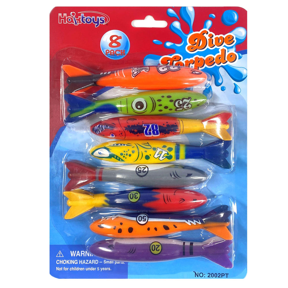 Haktoys durable kid-friendly pool torpedoes designed for repeated use