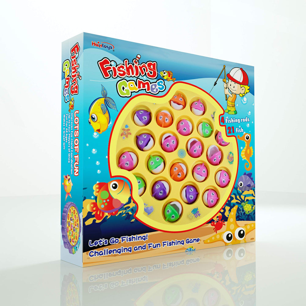 Haktoys Fishing Game travel-compact design easy to store and transport