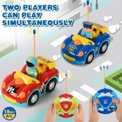 Haktoys kid-friendly RC set for indoor and outdoor play.