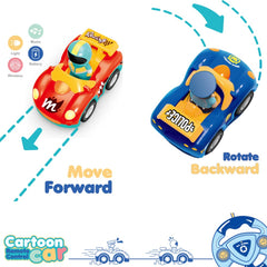 Haktoys race car removable driver for storytelling and playtime.