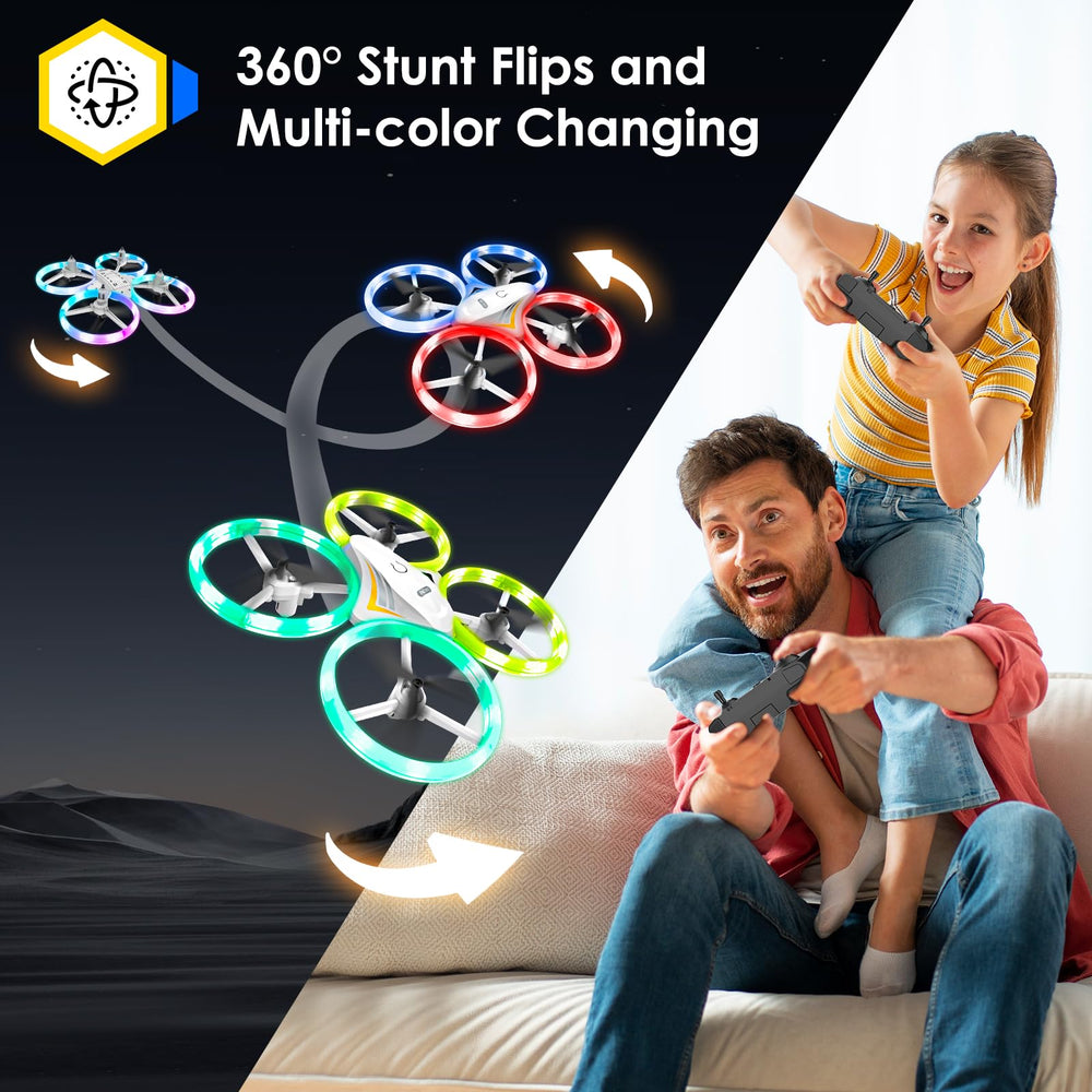 Halivita Drones compact size for safe indoor and outdoor play.