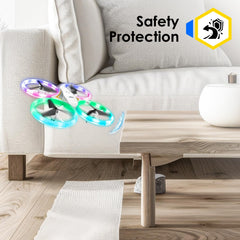 Halivita Drones includes two rechargeable batteries for extended playtime.