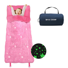 Hallo Bunny glow stars sleeping bag glowing in the dark for bedtime magic