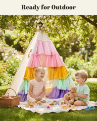 HalloDeer playroom tent assembles quickly for easy setup with friends or family.