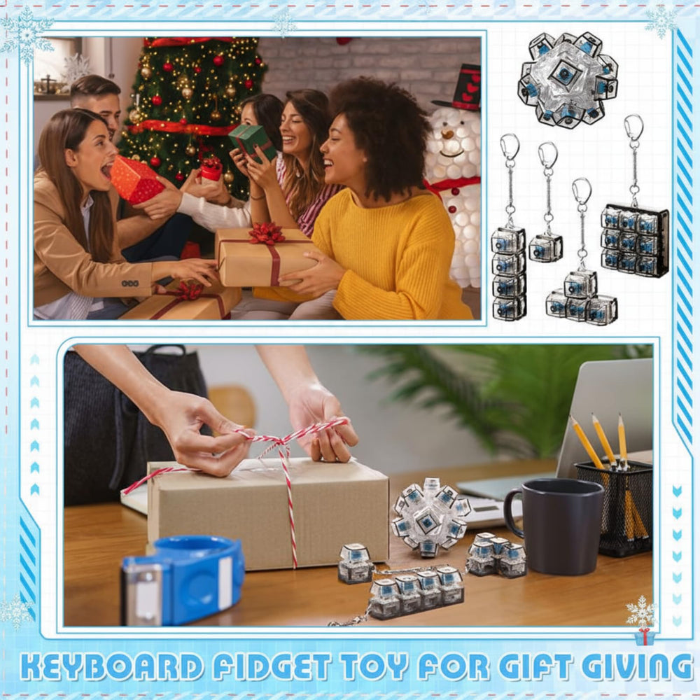 Halloscume keyboard fidget-durable-assembly: sturdy build for long-term use