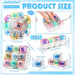 Halloscume keyboard fidget keychain style 3 provides tactile clicks to calm busy workdays.