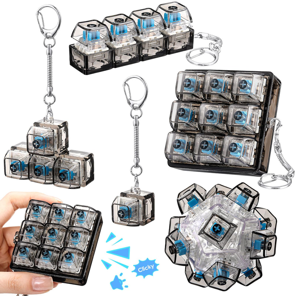 Halloscume keyboard fidget style-press: crisp tactile feedback for focus