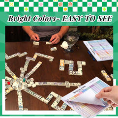 Halloscume scorepad color layout helps differentiate rounds with bright, readable columns.