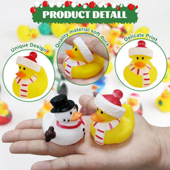 Halovin Xmas ducks for pool and tub: cheerful bath companions.