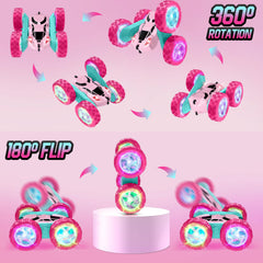 Hamdol Pink Blossom Edition RC car rechargeable battery for quick charging.