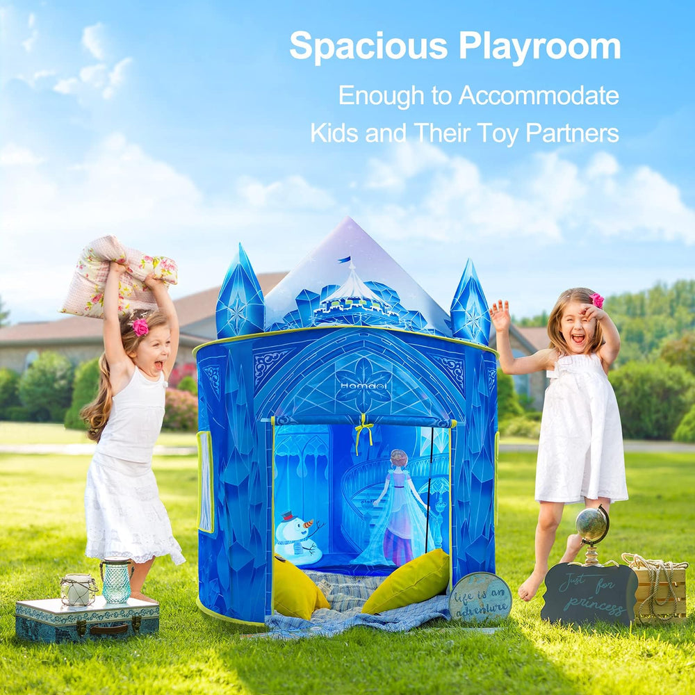 Hamdol Princess Ice Castle Play Tent durable materials ensure safe, lasting play