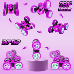 Hamdol Purple Dream RC Car versatile for indoor courts and grassy yards