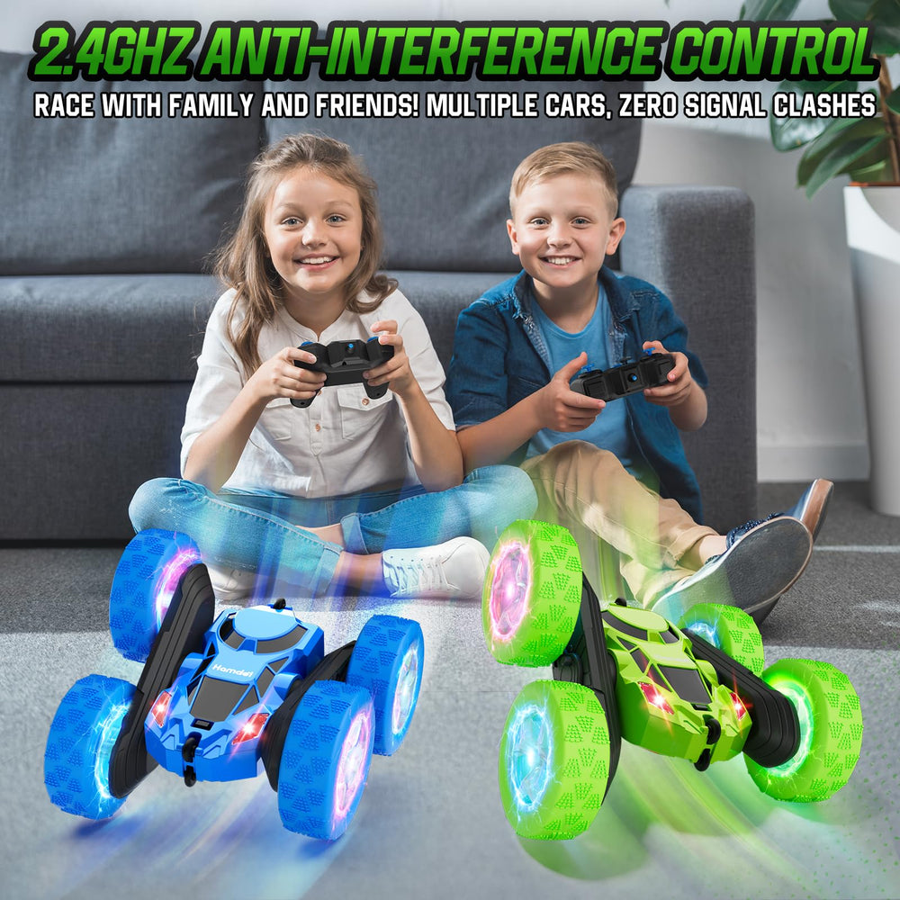 Hamdol RC car with 2.4GHz remote delivers stable control across distances.