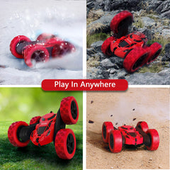 Hamdol Red Blaze RC car features 2.4GHz anti-interference system for multiplayer races