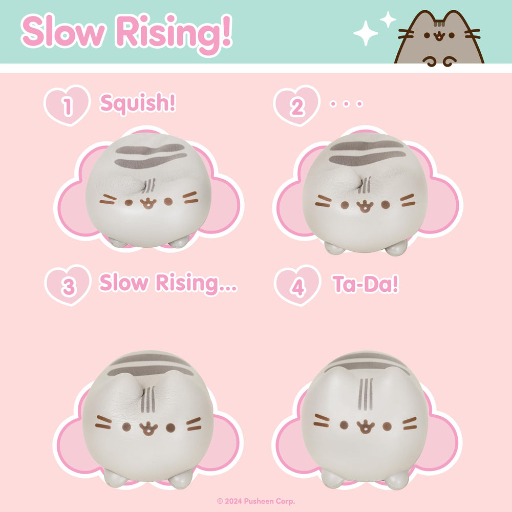 Hamee Pusheen 6.3-inch jumbo slow-rise squishy for extended squish pleasure.