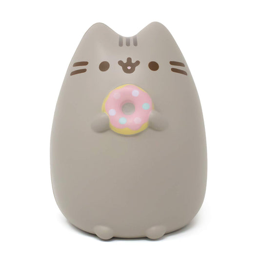 Hamee Pusheen loaf slow-rise squishy shown for desk use and stress relief