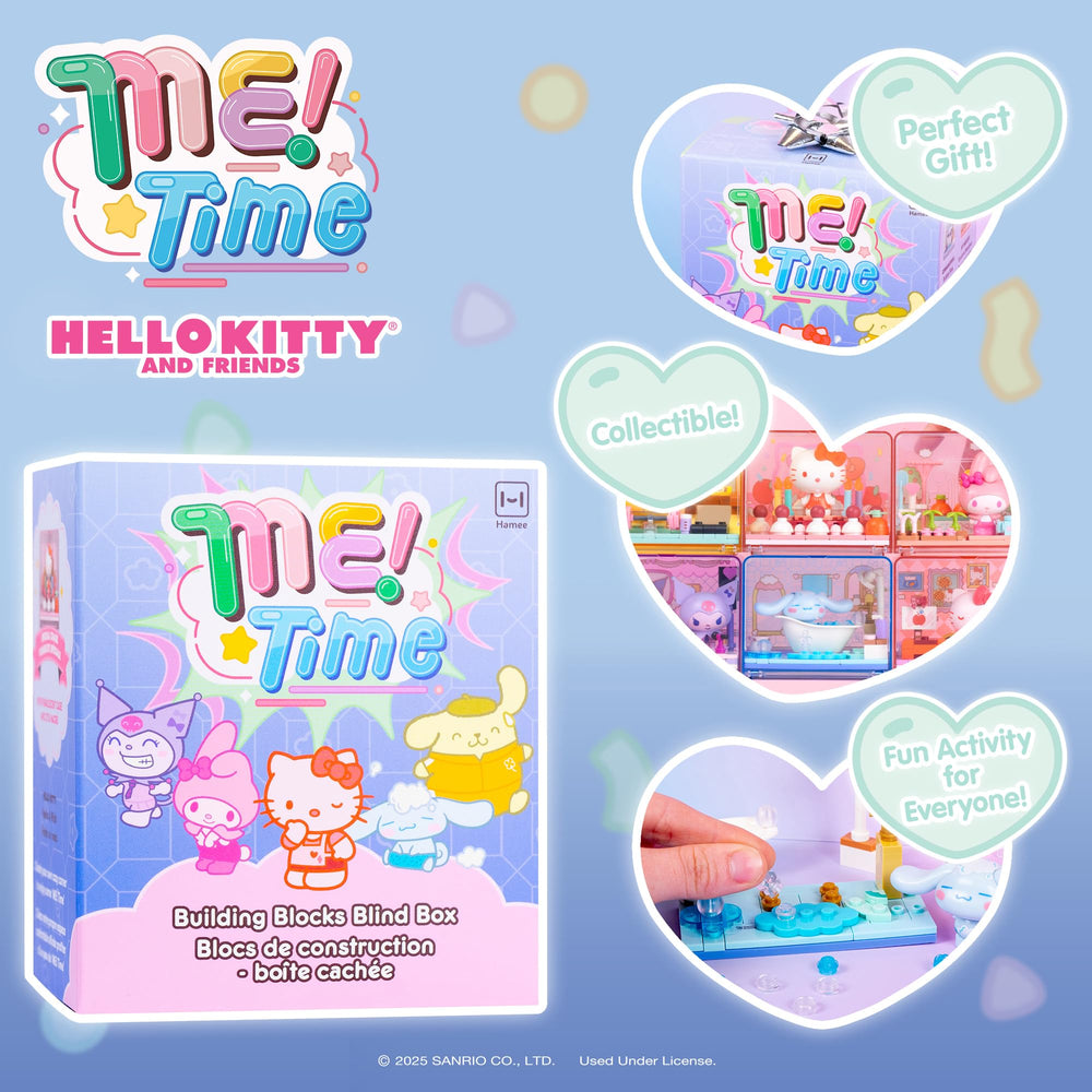 Hamee Sanrio My Melody Me Time blocks come with clear building instructions