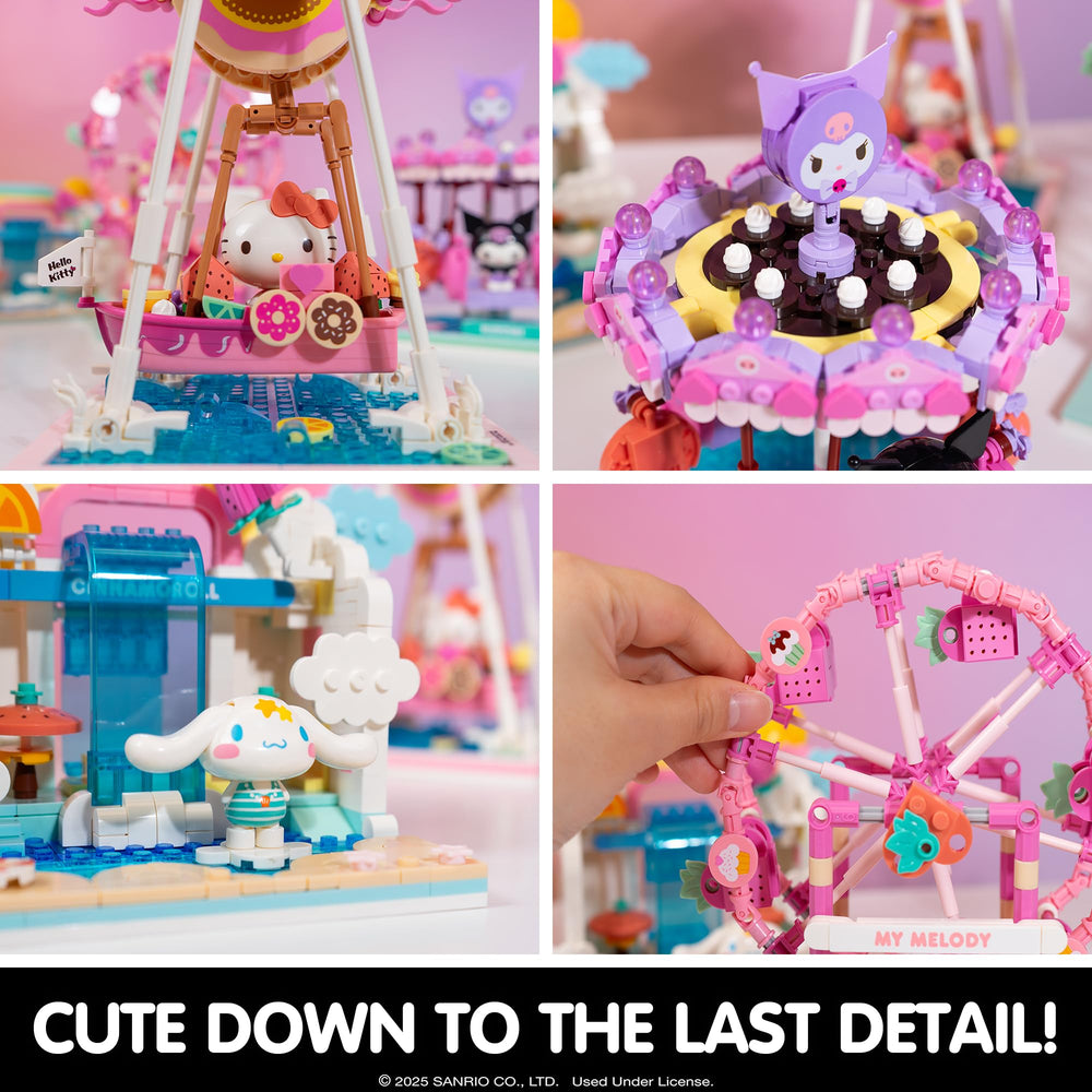 Hamee Sanrio Summer Wunderland carousel offers charming motion for shelf decor and stories.