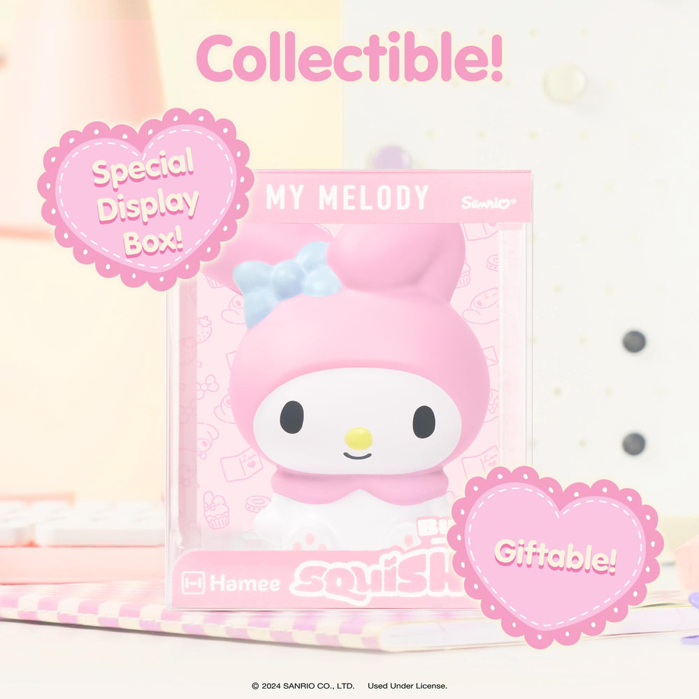 Hamee SquiSHU Buddy Hello Kitty My Melody reversible backgrounds option 2 for display