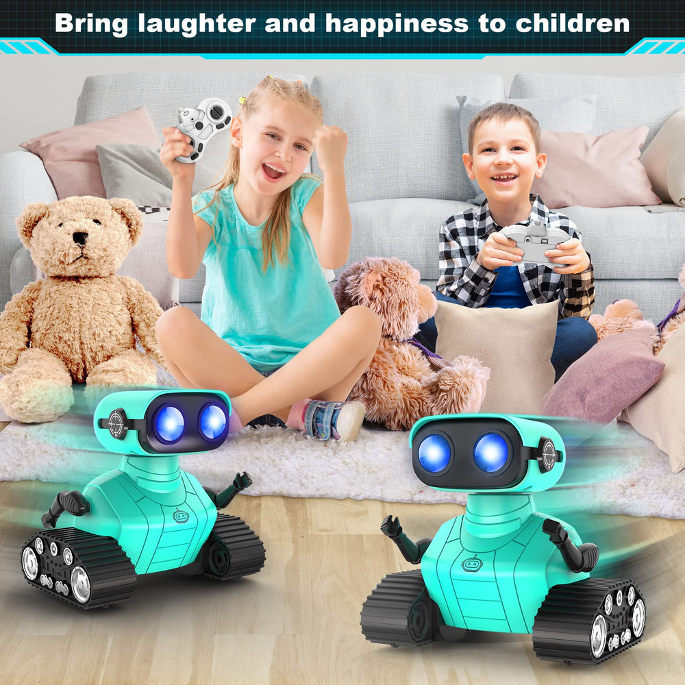 Hamourd robot in auto-demonstration mode displaying spins and dances