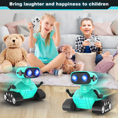 Hamourd robot in auto-demonstration mode displaying spins and dances