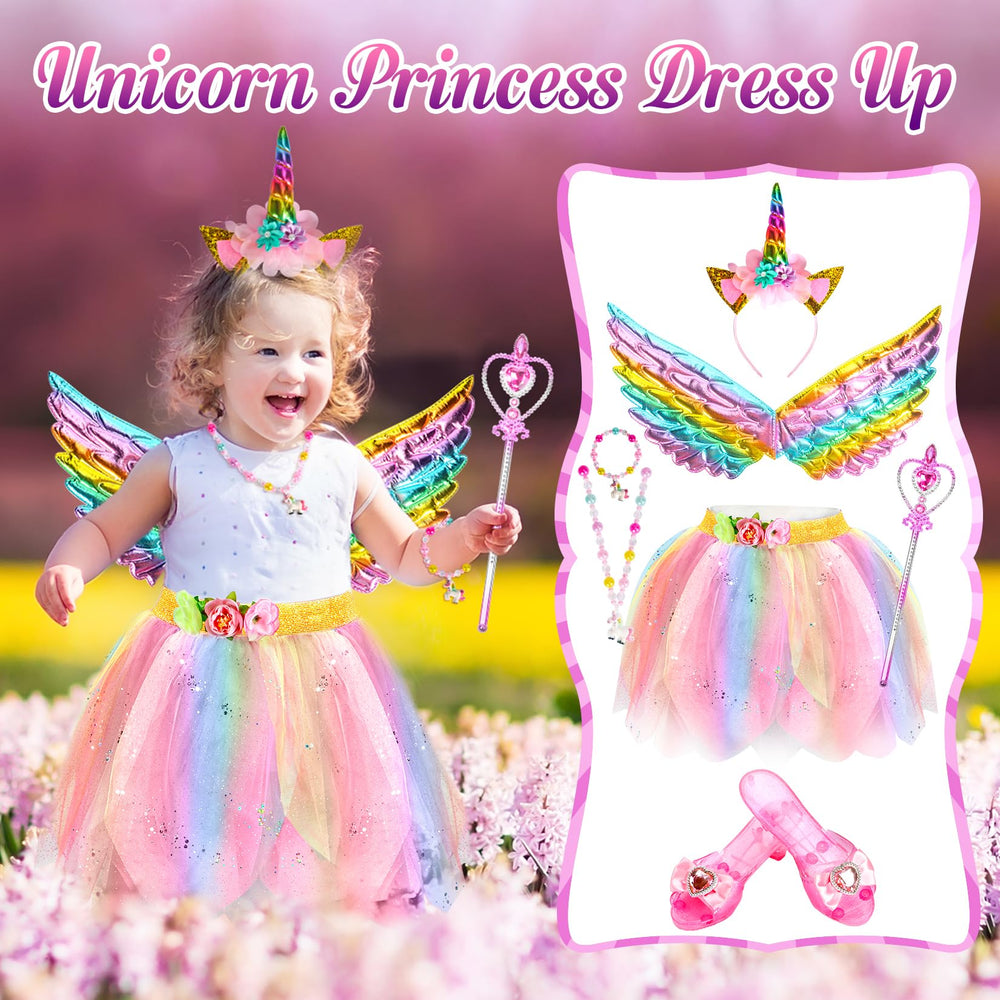 HAMSILY flower fairy costume belt with 3D flowers for a magical look