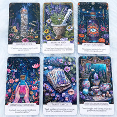 Han Yu Bowen Witch Tools Oracle Card used for daily guidance and focus