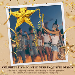 Hanaive foldable star piñata design, easy storage after the party.