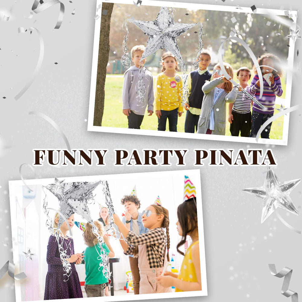 Hanaive star pinata foldable design, easy storage between celebrations