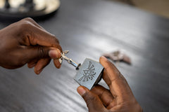 Hanayama puzzle on the go, compact and portable brain teaser