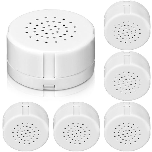 Handepo white sound recorder for toys with six-pack captures messages on plush toys.