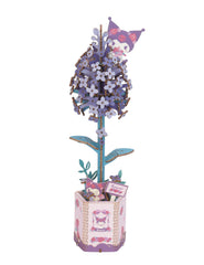Hands Craft Lilac Kuromi 3D puzzle, a floral build for creative play and display.