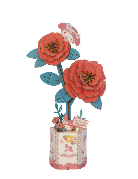 Hands Craft Hello Kitty My Melody 3D puzzle pieces with precision-cut fit for a satisfying build