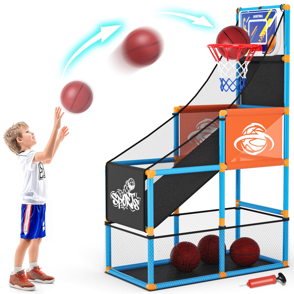 Handwell Arcade basketball hoop assembly for quick setup and durable play.