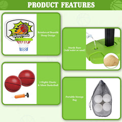 Handwell base supports stability with sand or water for energetic play.