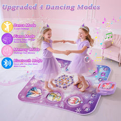 Handwell dance mat LED board lights up during dance sessions.
