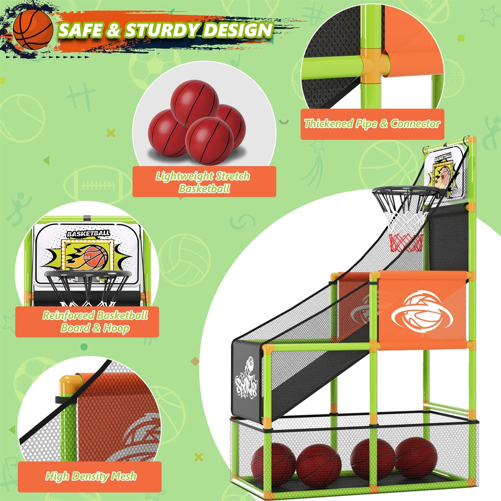 Handwell four silent basketballs for quiet indoor shooting sessions.