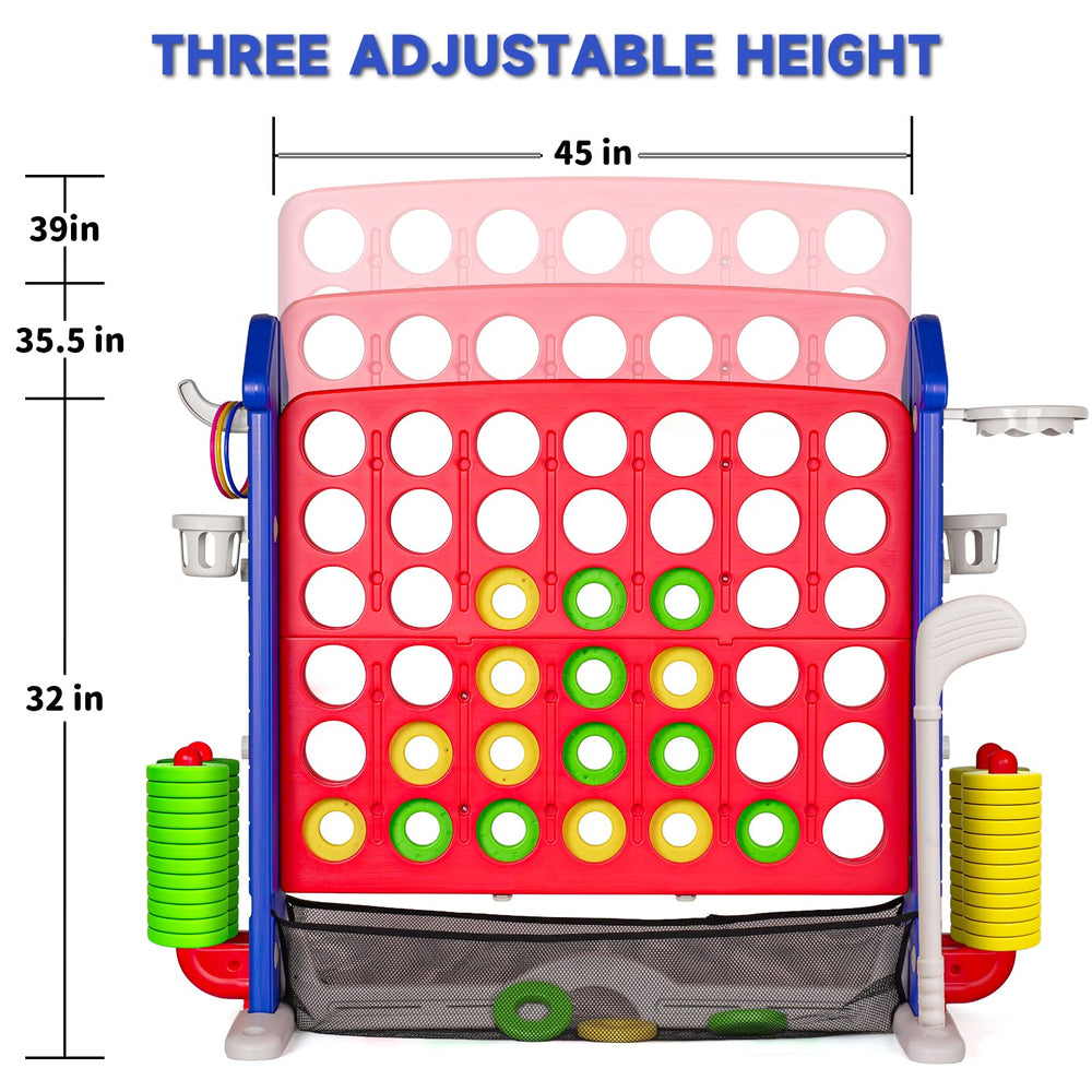 Handwell Giant Four-in-a-Row makes a gift-ready option for celebrations.