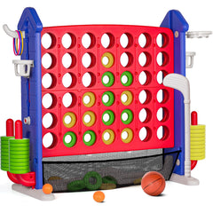 Handwell Giant Four-in-a-Row game outdoor setup provides quick backyard fun.