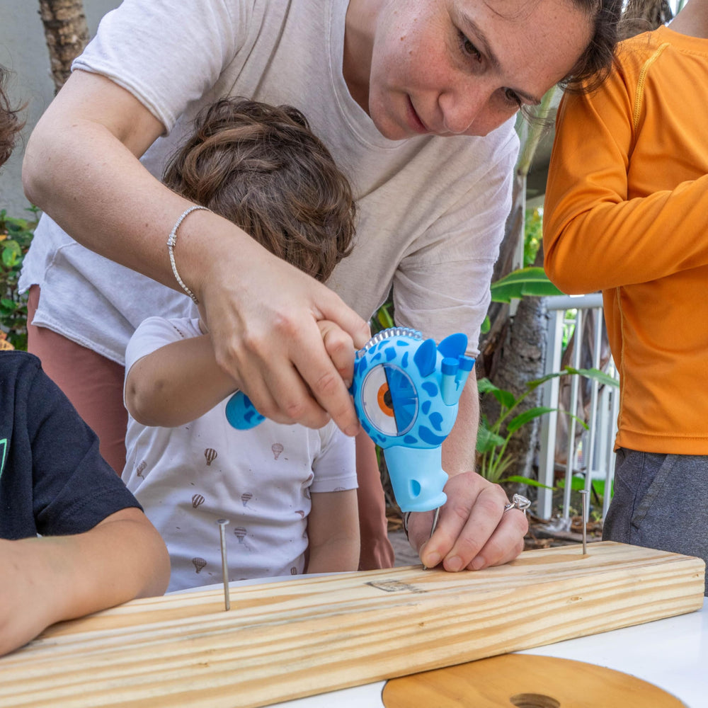 Handy Famm horn nail remover helps kids practice nails safely and with control