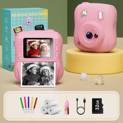 Hangrui instant print camera presented as a thoughtful gift for kids.