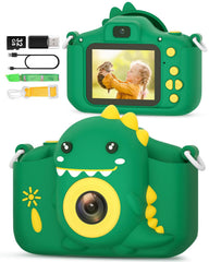Hangrui Kids Camera dual selfie setup for easy self-portraits during play