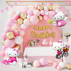 HANJIEJIE 12-piece Kitty balloon set for quick decor setup