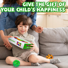 Hanklenns Space Bouncy Ball used in sensory play; boosts tactile engagement and motor skills.