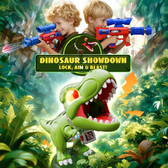 Hanroni dinosaur with glowing eyes enhances night-time play and excitement.