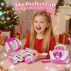 Hanroni unicorn makeup set packaging showcases gift-ready appeal.