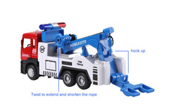 haomsj tow truck lights and sound spark interactive storytelling and rescue scenarios.