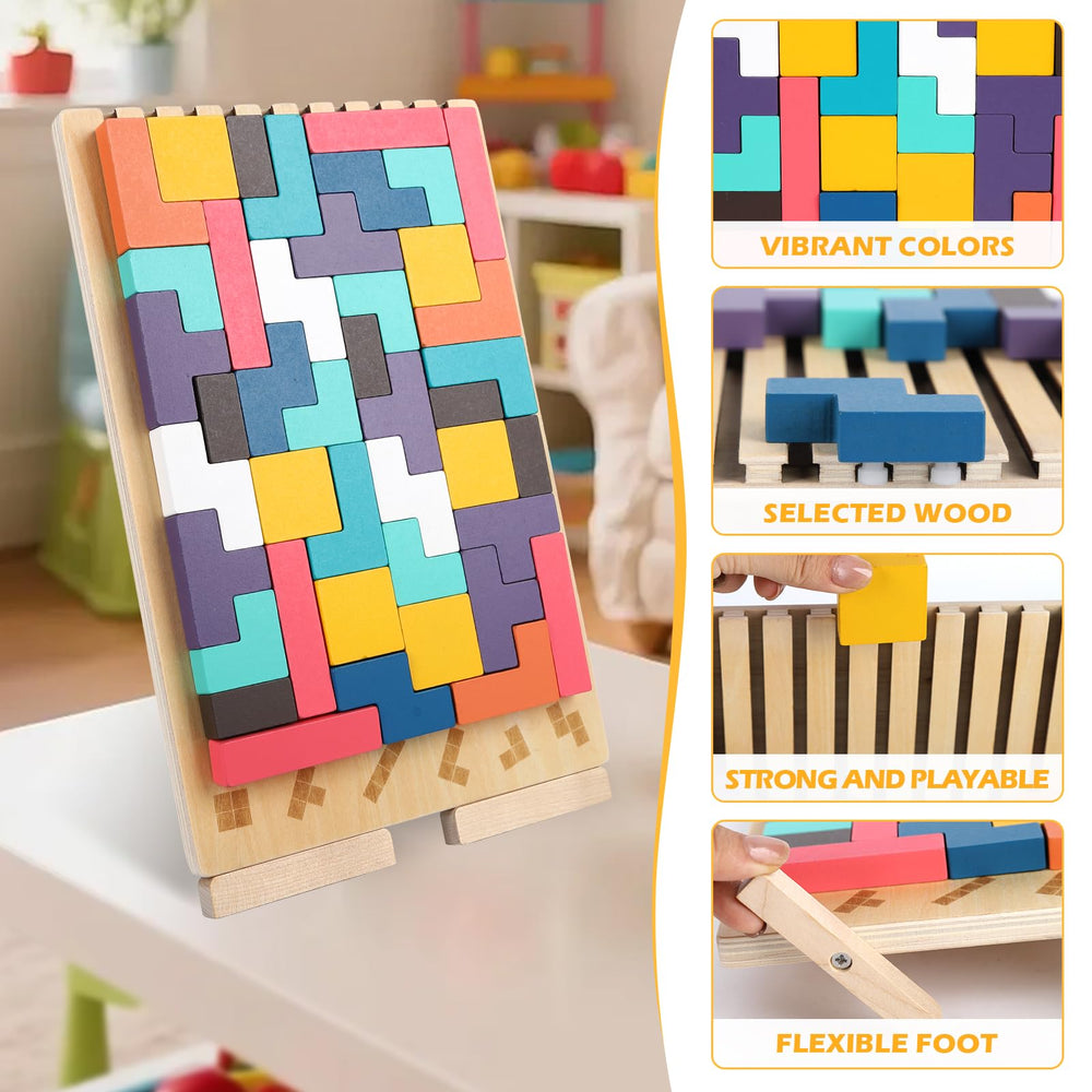 Haoshoon wooden toy with smooth edges and non-toxic paint for safe play